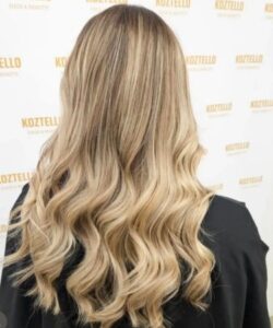 blonde balayage Koztello salon Galway